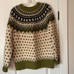 Handmade Vintage Norwegian Wool Sweater